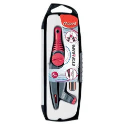 Maped Stop & Safe - Coffret compas à bague 2 pièces