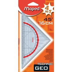 Maped Technic - Équerre 16 cm - 45°