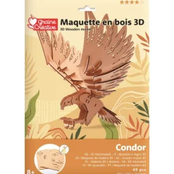 Maquette bois 3D - Condor - 49 pièces