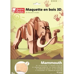 Maquette bois 3D - Mammoth - 38 piéces