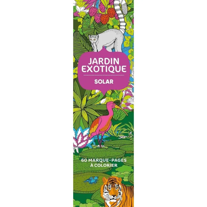Marque-page Jardin exotique