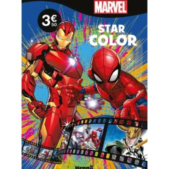 Marvel - star color (iron man et spider-man)