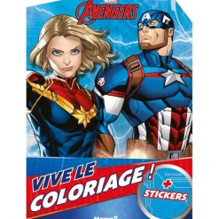 Marvel Avengers - Vive le coloriage ! Livre de coloriage avec stickers Dès 4 ans