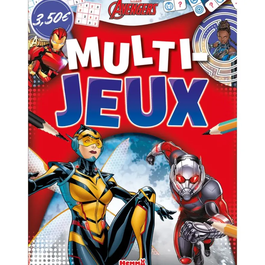 Marvel Avengers Multi-jeux Livre d'activités Dès 5 ans