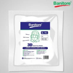 Masque ergonomique individuel 3D à usage unique - Taille L