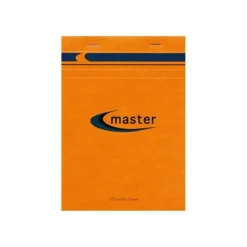 MASTER - Bloc notes - A4 - 200 pages - petits carreaux - 70g
