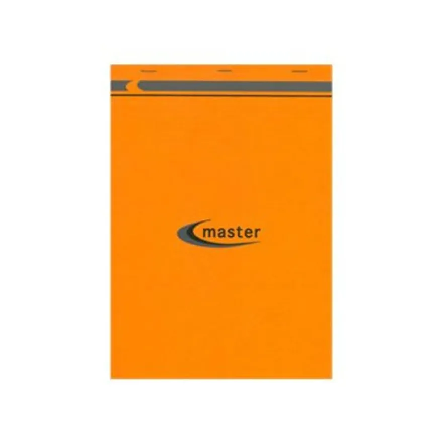 MASTER - Bloc notes détachables - A4 + - 200 pages - petits carreaux - 70g