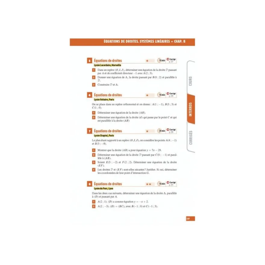 Maths Seconde - Programme 2024-2025 - Les vrais exos du BAC - + de 100 exercices avec corrigés détaillés - par Erick de Brauwere, Pasquet Stéphane