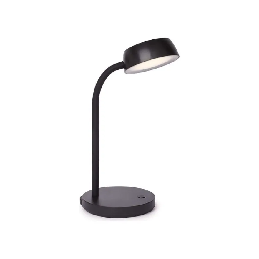 MAULabby - Lampe de bureau - LED - 4.7 W - classe E - lumière blanche chaude - noir