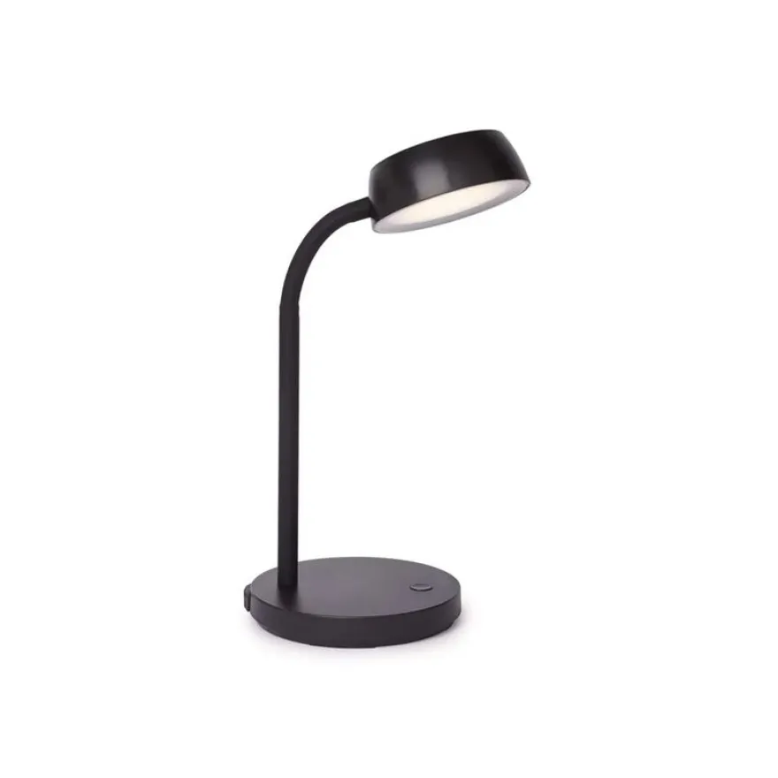MAULabby - Lampe de bureau - LED - 4.7 W - classe E - lumière blanche chaude - noir