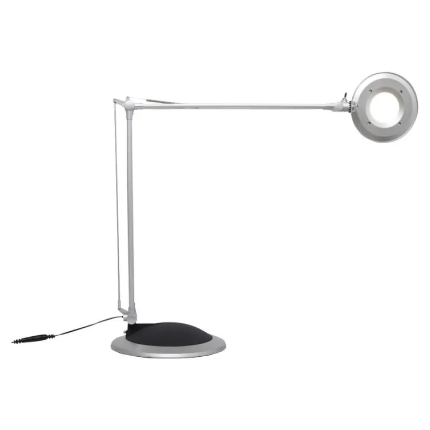 MaulBusiness - Lampe de bureau LED intégré - basse consommation 11W - argent