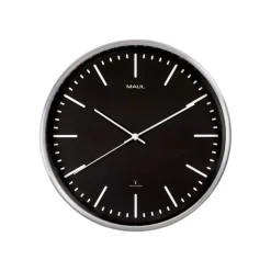 MaulFly - Horloge - mécanisme radio pilotée - 30 cm - noir