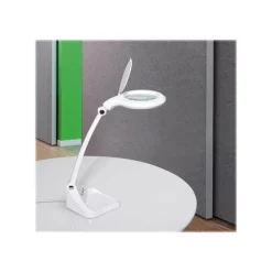 MAULiris - Lampe loupe à Led - 10 cm diamètre - agrandissement : 1.75x - 7 W - blanc