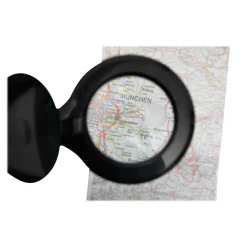 MAULiris - Lampe loupe à Led - 10 cm diamètre - agrandissement : 1.75x - 7 W - noir
