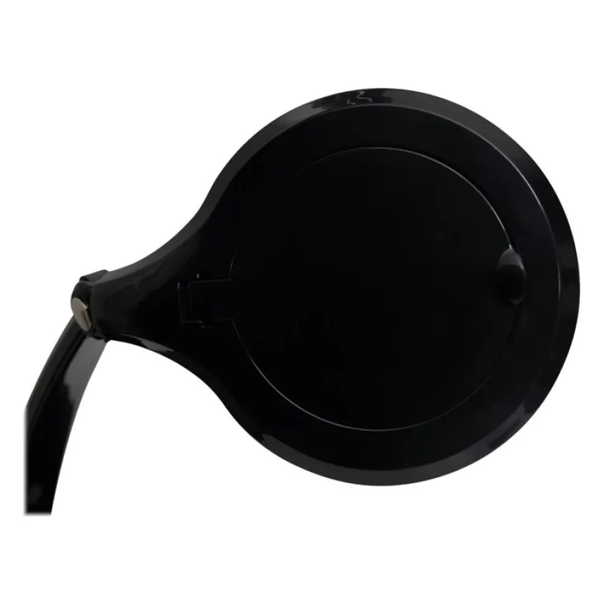 MAULiris - Lampe loupe à Led - 10 cm diamètre - agrandissement : 1.75x - 7 W - noir