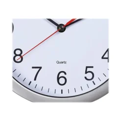 MaulRun - Horloge - mécanisme quartz - 25 cm - blanc argenté