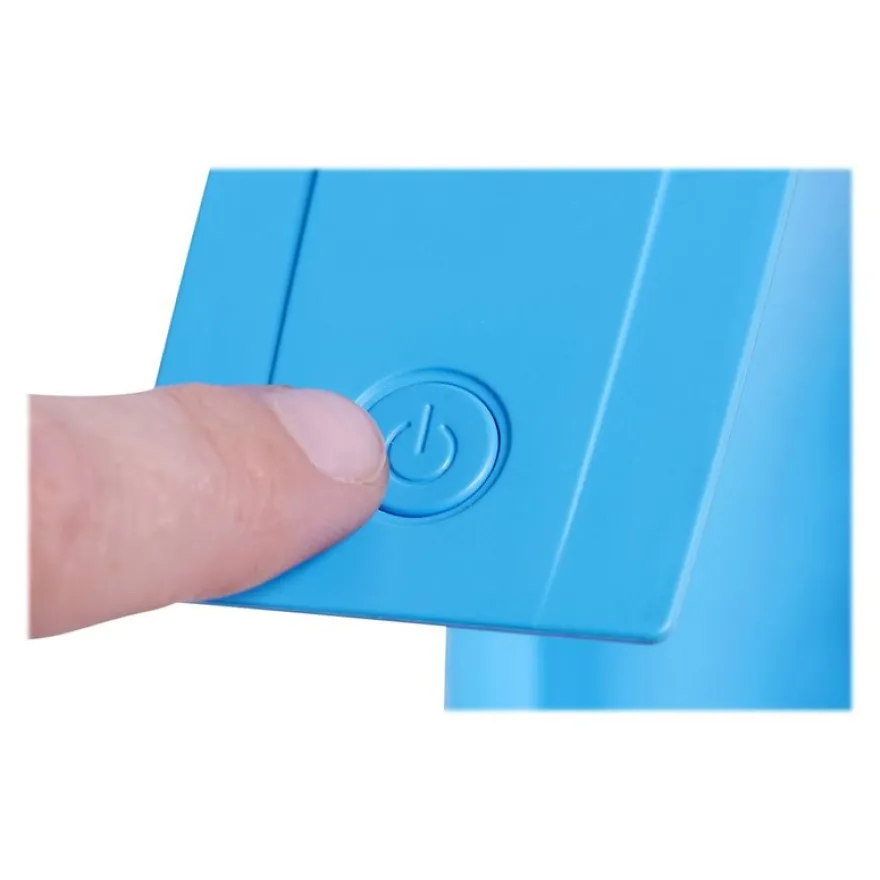 MaulZed - Lampe de bureau mobile LED - réglable - bleu clair