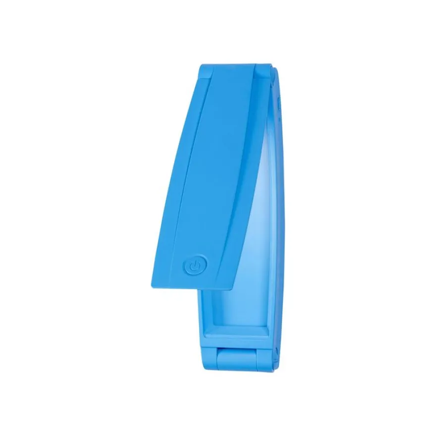 MaulZed - Lampe de bureau mobile LED - réglable - bleu clair