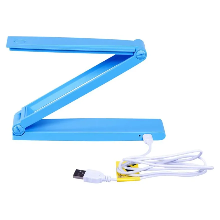 MaulZed - Lampe de bureau mobile LED - réglable - bleu clair