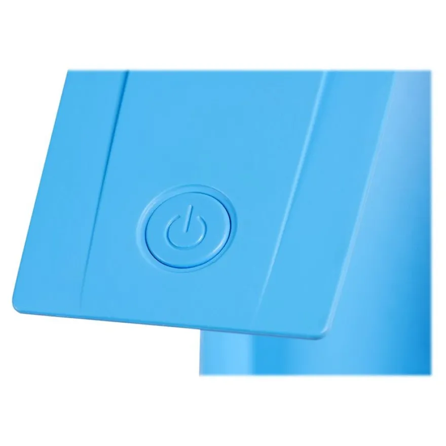 MaulZed - Lampe de bureau mobile LED - réglable - bleu clair