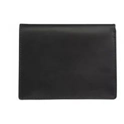Maverick All Black - Portefeuille - RFID, avec pochette à monnaie - cuir de vachette pleine fleur tanné végétal - noir