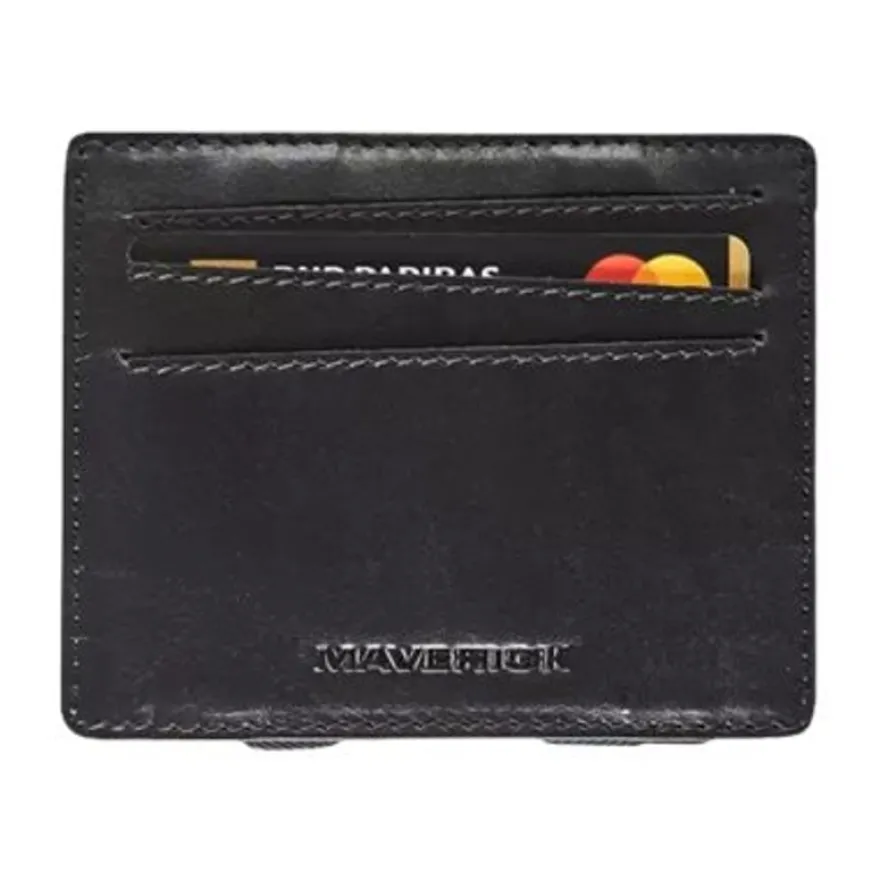 Maverick All Black - portefeuille Magic Wallet RFID - noir