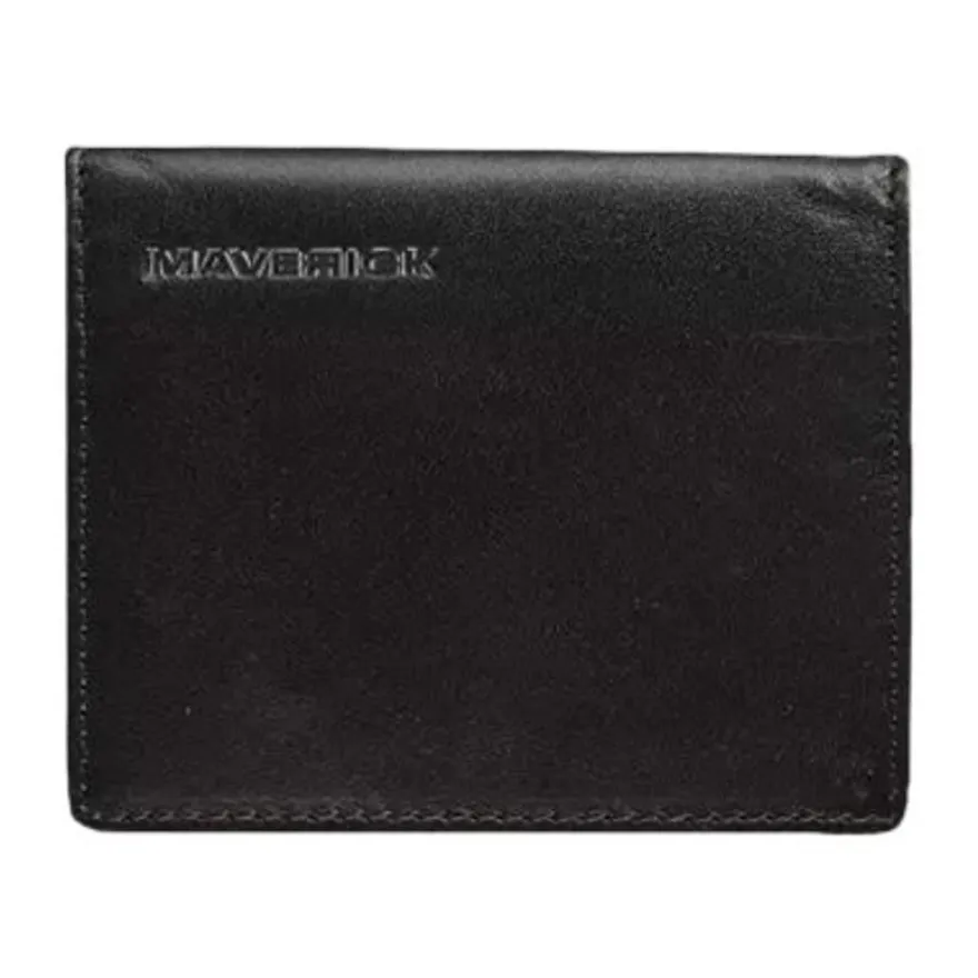 Maverick All Black - portefeuille RFID avec pochette - noir
