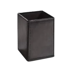 Maverick All Black - Pot à crayons - cuir noir