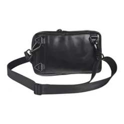 Maverick All Black - Sac à bandoulière - cuir de vachette pleine fleur tanné végétal - noir