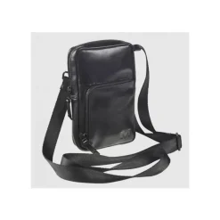 Maverick All Black - Sac à bandoulière - cuir de vachette pleine fleur tanné végétal - noir