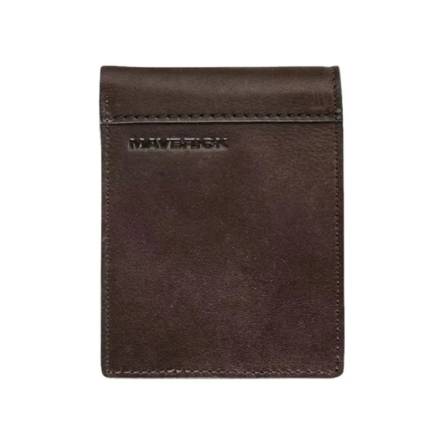 Maverick brown - portefeuille compact RFID - marron