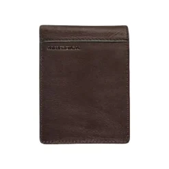 Maverick brown - portefeuille RFID avec poche de monnaie - vertical - marron