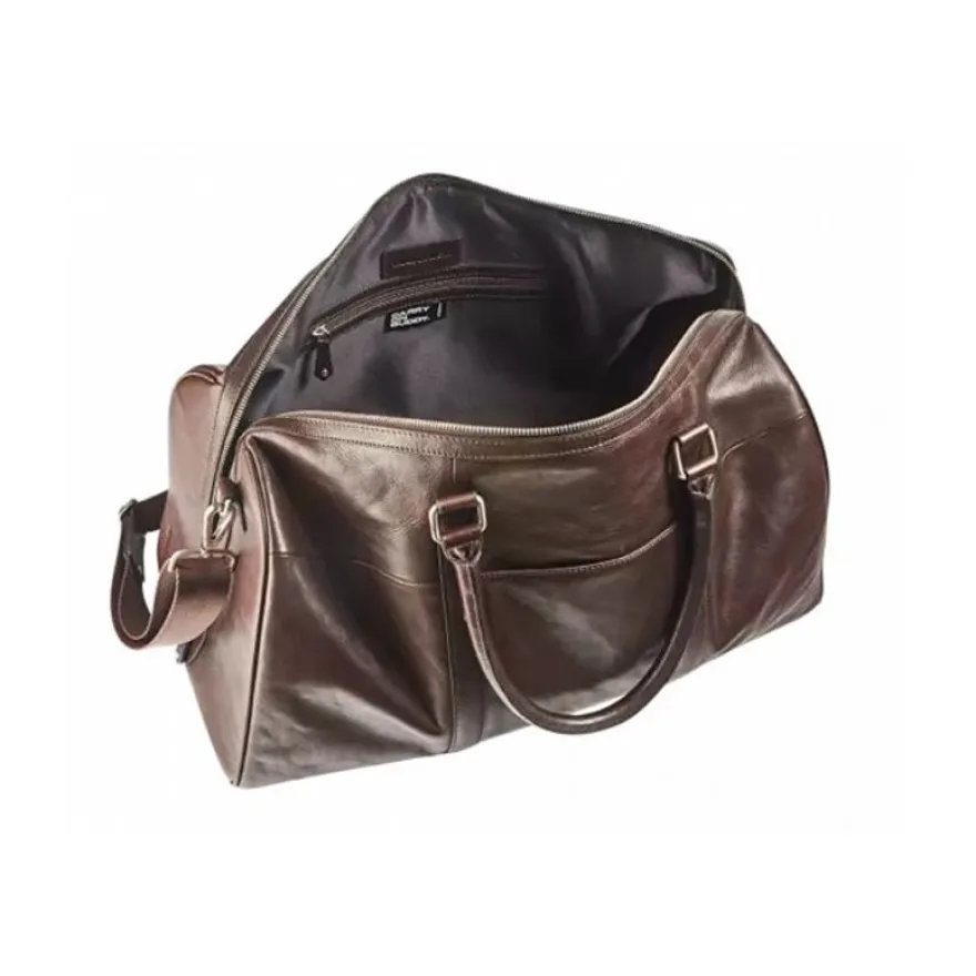 Maverick brown - Sac marin taille L - cuir de vachette pleine fleur tanné végétal - brun