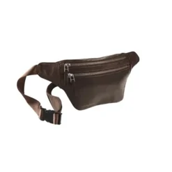 Maverick brown - Étui de ceinture - bum bag - cuir de vachette pleine fleur tanné végétal - brun