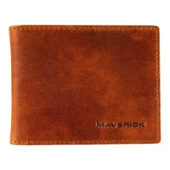 Maverick New Men - Portefeuille RFID avec 2 pochettes pour les billets - cuir