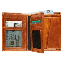 Maverick New Men - Portefeuille RFID avec poche pour la monnaie - cuir