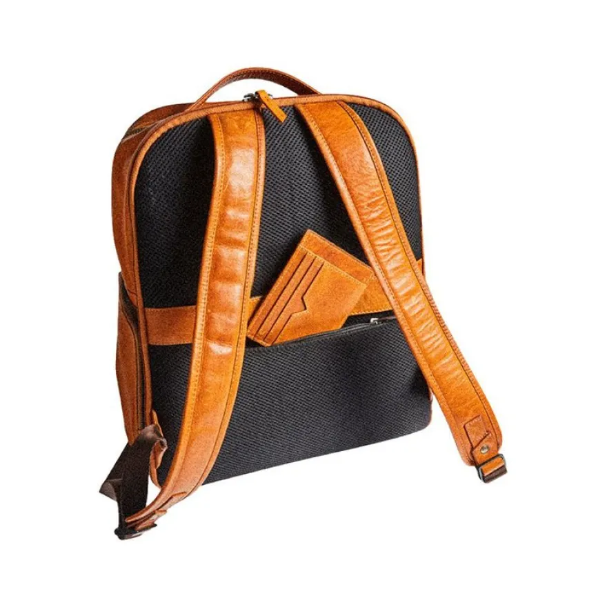Maverick New Men - Sac à dos pour ordinateur portable 14" - cuir
