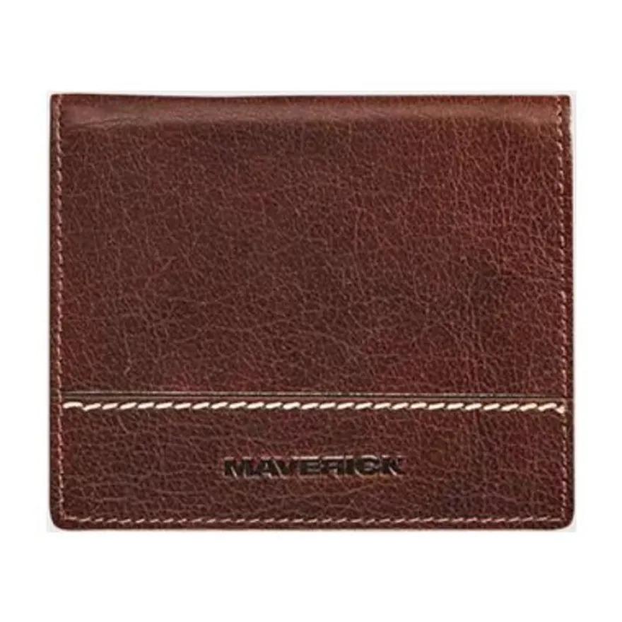 Maverick Rough Gear - Portefeuille - RFID with credit card slots - cuir de buffle pleine fleur à tannage végétal - brun