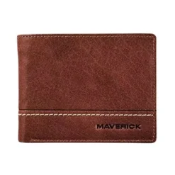 Maverick Rough Gear - Portefeuille - RFID - cuir de buffle pleine fleur à tannage végétal - brun