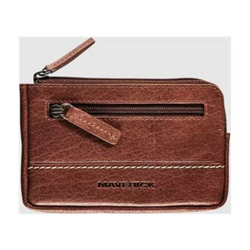 Maverick Rough Gear - Portefeuille - RFID - cuir de buffle pleine fleur à tannage végétal - brun