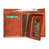 Maverick Rough Gear - Portefeuille - RFID, with removable cardholder - cuir de buffle pleine fleur à tannage végétal - cognac