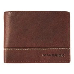 Maverick Rough Gear - Portefeuille - RFID - cuir de buffle pleine fleur à tannage végétal - brun