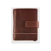 Maverick Rough Gear - Portefeuille - super compact RFID - cuir de buffle pleine fleur à tannage végétal - cognac