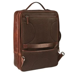 Maverick Rough Gear - Sac à dos pour ordinateur 15.6" - cuir - brun