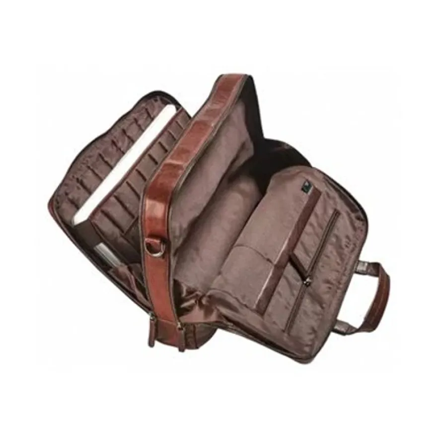 Maverick Rough Gear - Sacoche pour ordinateur portable - grand - cuir - 15.6" - brun