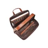 Maverick Rough Gear - Sacoche pour ordinateur portable - grand - cuir - 15.6" - cognac, brun