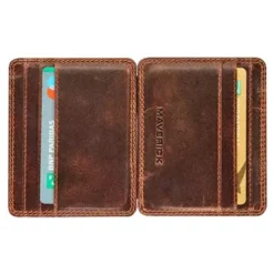 Maverick The Original - Portefeuille Magic RFID avec porte-cartes - cuir