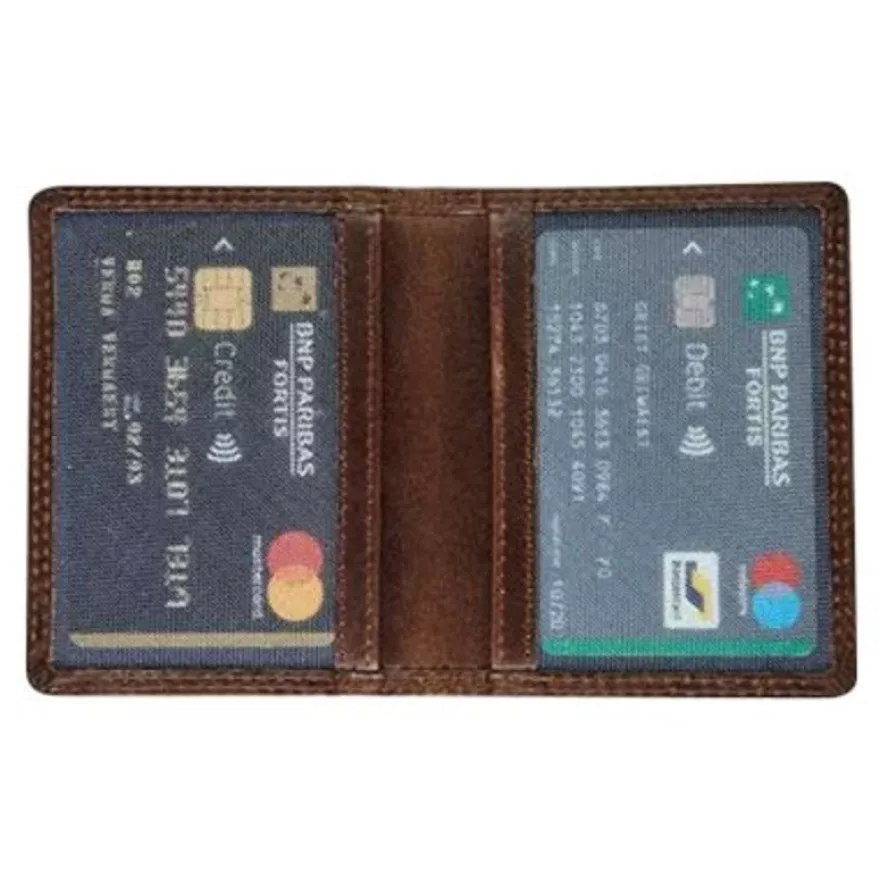 Maverick The Original - Porte-cartes RFID (pour 2 cartes) - cuir