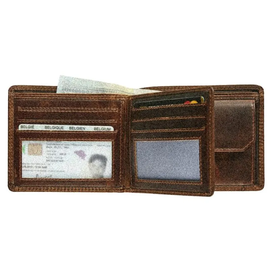 Maverick The Original - Portefeuille RFID avec poche pour la monnaie - cuir