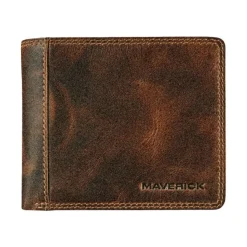 Maverick The Original - Portefeuille RFID avec poche pour la monnaie - cuir